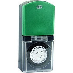 REV timer mechanisch black/green