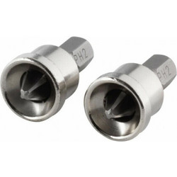 Μύτη Κατσαβιδιού PH2 25mm Σετ 2 Τεμ Wolfcraft 1342000