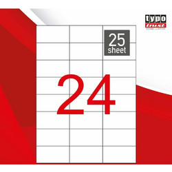 Typotrust 600 Αυτοκόλλητες Ετικέτες Α4 Ορθογώνιες 70x37.12mm