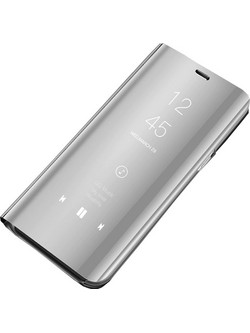 Θήκη Clear View Book Cover για Huawei Mate 10, ασημί (OEM)