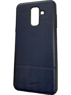 Beeyo Premium Case για Samsung A6 Plus (2018) navy blue