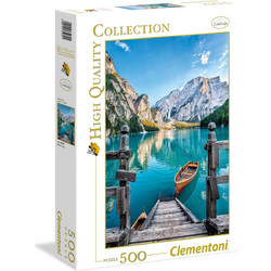 Puzzle Clementoni H.Q. Λίμνη Braies 500 Κομμάτια