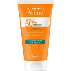 Avene Cleanance Solaire Anti Imperfections Αντηλιακή Κρέμα Προσώπου Αντιγηραντική SPF50+ 50ml