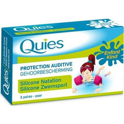 Quies Silicone Swimming Ωτοασπίδες Σιλικόνης Παιδικές, 3 pairs