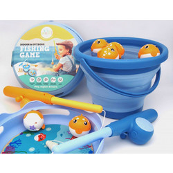 Παιχνίδι Ψαρέματος + Κουβαδάκια (Σετ 10τμχ) CompacToys Fishing Game