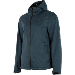 4F Αθλητικό Ανδρικό Μπουφάν Softshell Αντιανεμικό Μπλε NOSH4-SFM350-30M