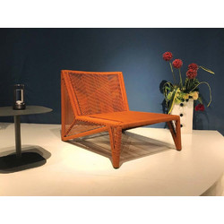Gender πολυθρόνα lounge terracotta 77x86.5x69.5cm