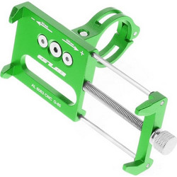 GUB Βάση Στήριξης Ποδηλάτου Aluminum Bike Holder for Mobile Phone 3.5" - 6.2" - Πράσινο (G85)