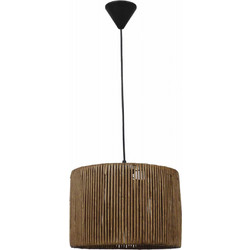 Heronia Lighting Κρεμαστό Φωτιστικό Οροφής Μονόφωτο E27 Μαύρο Φ30cm 31-1250