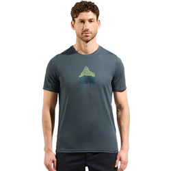 ODLO F-DRY ΜΠΛΟΥΖΑ ΑΝΔΡIKH 554602-10612 (10612/DARK SLATE)