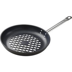 Τηγάνι BBQ Χυτού Αλουμινίου, με διάτρητο πάτο, φ32xΥ5/8cm (6mm) RISOLI (1 ΤΕΜ)