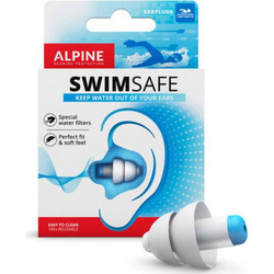 Ωτοασπίδες Κολύμβησης SwimSafe 2ΤΜΧ Λευκό Alpine 111.21.455