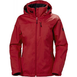 Helly Hansen Crew Αθλητικό Γυναικείο Μπουφάν Χειμωνιάτικο Κοντό Κόκκινο 33891-162