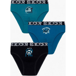 Minerva Soccer 3Pack Σλίπ Αγοριών Βαμβακερά - 42587-MINERVA