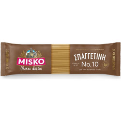 Misko Ολικής Άλεσης Μακαρόνια Σπαγγετίνι Νο.10 500gr