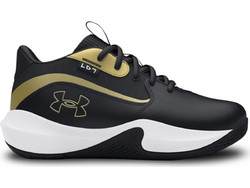 Under Armour Lockdown Παιδικά Αθλητικά Παπούτσια για Μπάσκετ Μαύρα 3028514-001