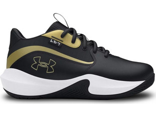 Under Armour Lockdown Παιδικά Αθλητικά Παπούτσια για Μπάσκετ Μαύρα 3028514-001