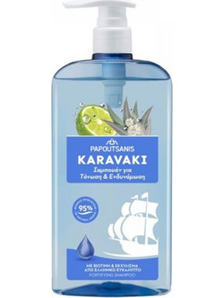 Papoutsanis Karavaki All Hair Types Σαμπουάν για Επανόρθωση 600ml