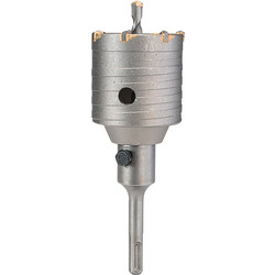 BORMANN PRO BHT4076 ΔΙΑΜΑΝΤΟΚΟΡΩΝΑ ΜΠΕΤΟΥ/ΔΟΜΙΚΩΝ ΥΛΙΚΩΝ ΜΕ ΑΝΤΑΠΤΟΡΑ SDS-PLUS M22x110 Φ70mm 039495