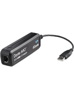 AUDINATE Dante Avio 2-in/2-out USB Adapter