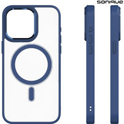 Sonique Magnetic Magmetal Back Cover Black (iPhone 15 Pro)