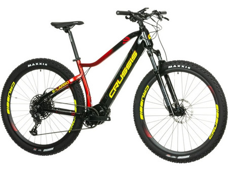 Velo Crussis e-Largo Ηλεκτρικό Ποδήλατο Μαύρο Κόκκινο