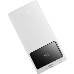 Baseus Star-Lord Power Bank 10000mAh 22.5W με 2 Θύρες USB-A & Θύρα USB-C White
