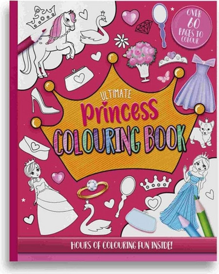Βιβλίο Ζωγραφικής Eurowrap Ultimate Princess Activity Book With Stickers Α4