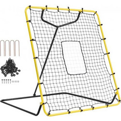 VEVOR Δίχτυ Επιστροφής Μπέιζμπολ & Σόφτμπολ 4x4.5 Ft Ρυθμιζόμενης Γωνίας BQHDWPWJDKD41TLV7V0