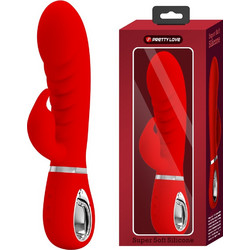Pretty Love Prescott G-Spot Δονητής Rabbit Κόκκινος