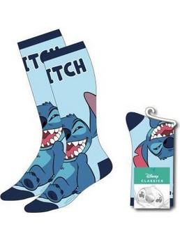 Disney: Lilo & Stitch - Stitch Laughing Blue Κάλτσες (Μέγεθος 36-43)