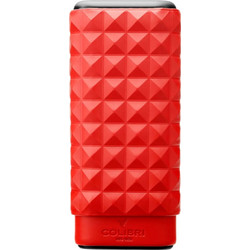 COLIBRI - Quasar Δερμάτινη Τριπλή Πουροθήκη Κόκκινη (LC250T2)