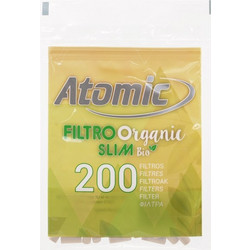 Atomic FILTRO ORGANIC SLIM BIO 6mm 200 Φιλτράκια στριφτού 0163002
