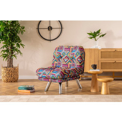 Papatya Πολυθρόνα Κρεβάτι Multicolor Misa Small Solo Patchwork