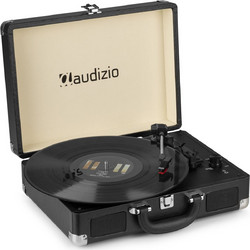 Audizio RP114 Πικάπ Βαλιτσάκι με Ηχεία Bluetooth & USB Black