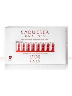 Labo Cadu-Crex Serious Man Αμπούλες κατά της Τριχόπτωσης 20x3.5ml