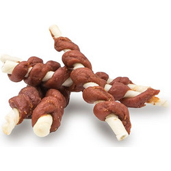 Lolo Pets Hau & Miau Wrapped Rawhide Sticks with Lamb 500gr