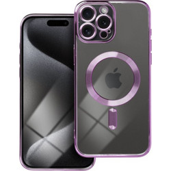 Is Tpu Mag Electro Iphone 15 Pro Max Trans Purple Backcover - (MAGETPUIP15PMF)