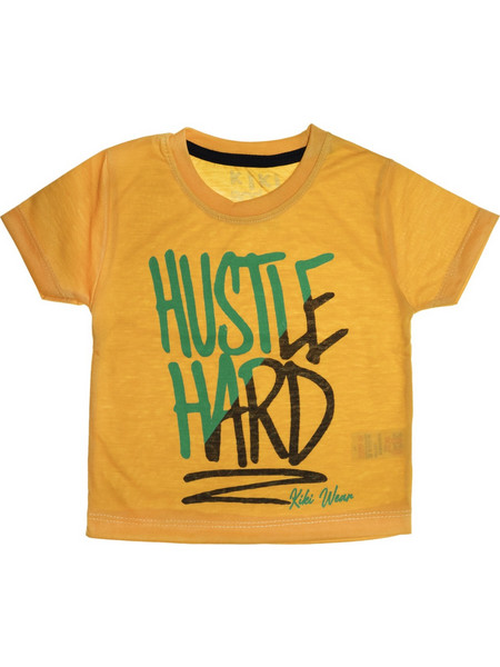 Kiki Boo κοντομάνικη μπλούζα με τύπωμα Mustard Hustle
