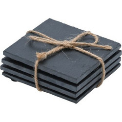 ΣΟΥΒΕΡ ΤΕΤΡΑΓΩΝΑ ΣΧΙΣΤΟΛΙΘΟΥ 10x10cm ΣΕΤ 4 ΤΕΜ
