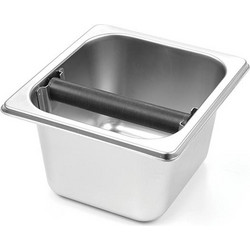 Δοχείο χτυπήματος κλείστρου Inox 17.6x16.2x10 cm (GN 1/6)