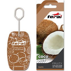 Αρωματικό Αυτοκινήτου Κρεμαστό Feral Fruity Collection Coconut - Feral