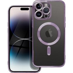 Is Tpu Mag Electro Iphone 16 Trans Purple Backcover - (MAGETPUIP16PU)