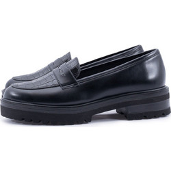 2960 Stefania Γυναικεία Loafers - Slip On ΜΑΥΡΟ