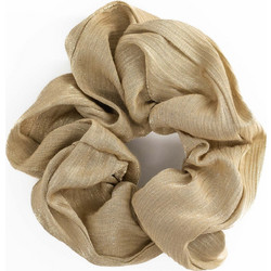 Λαστιχάκι Μαλλιών Scrunchie Ανάγλυφο Σατέν HBE646-3-Χρυσό