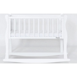 Woodies Κουνιστό λίκνο Noble Crib White 0+