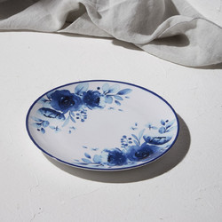 Estia Πιάτο Φρούτου Πορσελάνης Blue Rose 20cm 07-16111