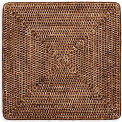Σουπλά Kαφέ Rattan Square HSQ01" Caspari