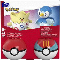 MEGA POKEMON POKEBALL 41 τεμ ΣΕΤ ΤΩΝ 2 - TOGEPI & PIPLUP (JCT44)