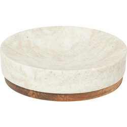 Θήκη για σαπούνι Come 5Five με διαστάσεις 10.8x10.8x2.85cm - Beige 200159A